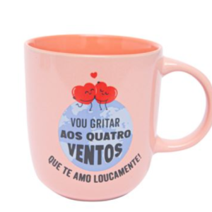 Caneca Mr. Wonderful - Vou Gritar aos Quatro Ventos Que Te Amo Loucamente