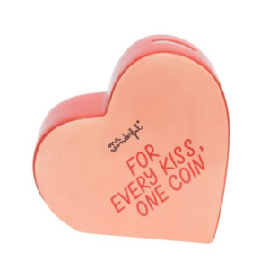 Mealheiro Coração Mr. Wonderful - For Every Kiss, one coin
